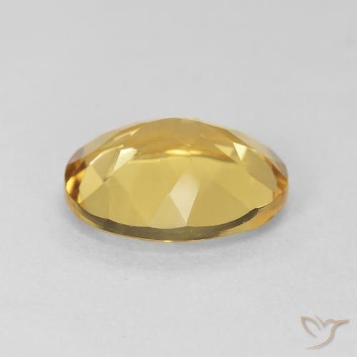 9,17 ctw natürlicher Golden Citrin, Oval, VVS-VS