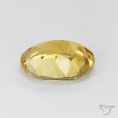 9,17 ctw natürlicher gold-orange Citrin, Oval, VVS-VS