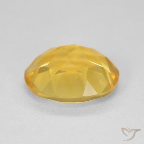 9,17 ctw natürlicher Mittelgold Citrin, Oval, VVS-VS