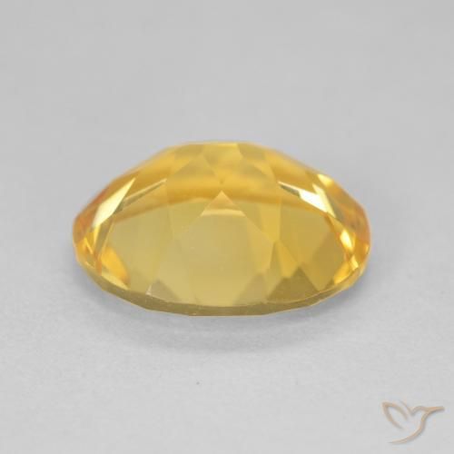 9,17 ctw natürlicher Golden Citrin, Oval, VVS