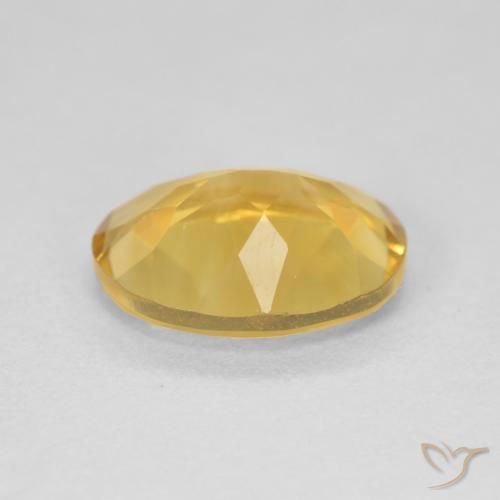 9,17 ctw natürlicher Golden Citrin, Oval, VVS
