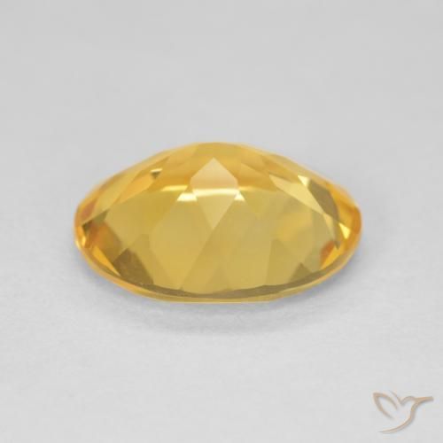 9,17 ctw natürlicher Golden Citrin, Oval, VVS
