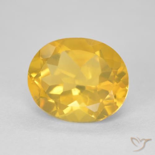 9,17 ctw natürlicher Mittleres Gold Citrin, Oval, VVS-VS