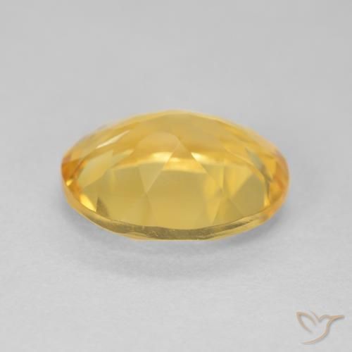 9,17 ctw natürlicher Mittelgold Citrin, Oval, VVS