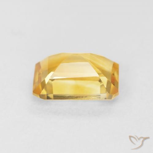 9,17 ctw natürlicher Tiefes Gold Citrin, Oktagonschliff, VVS
