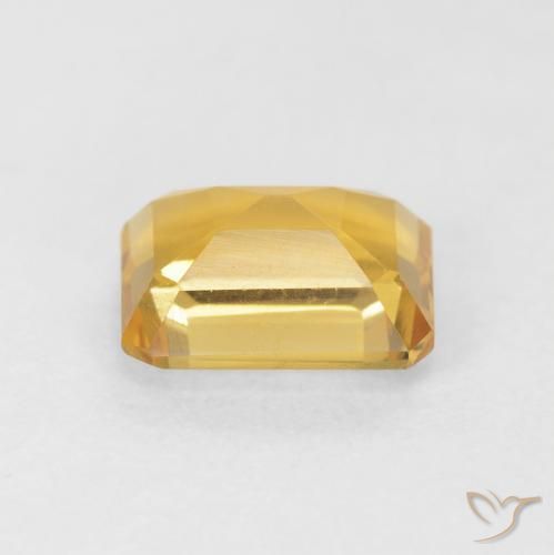 9,17 ctw natürlicher Tiefes Gold Citrin, Oktagonschliff, VVS
