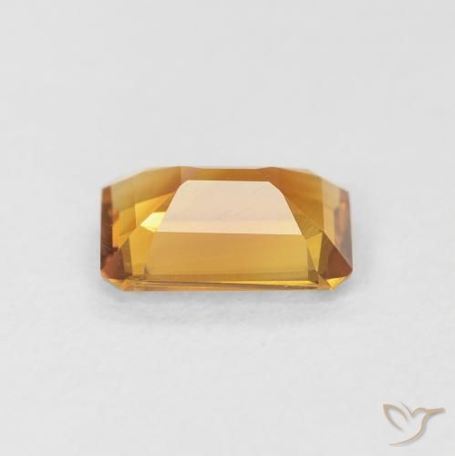 9,17 ctw natürlicher Medium Light-Golden Citrin, Oktagonschliff, VS