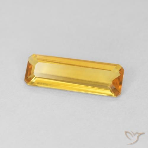 9,17 ctw natürlicher Helles Gold Citrin, Oktagonschliff, VVS