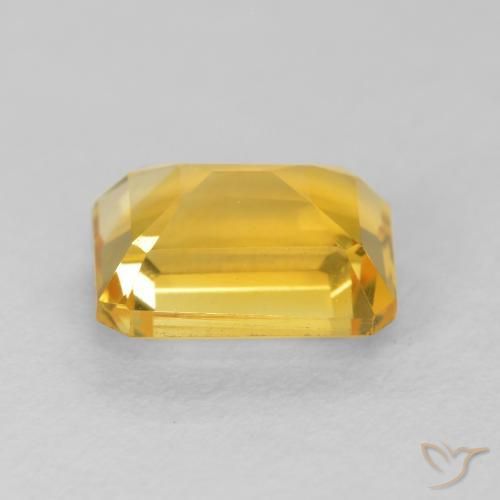 9,17 ctw natürlicher Mittleres Gold Citrin, Oktagonschliff, VVS