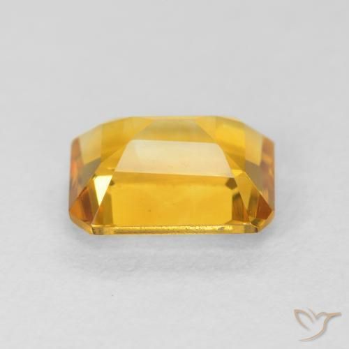 9,17 ctw natürlicher Mittleres Gold Citrin, Oktagonschliff, VVS