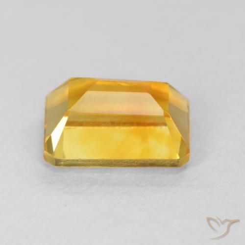9,17 ctw natürlicher Orange-Gold Citrin, Oktagonschliff, VVS