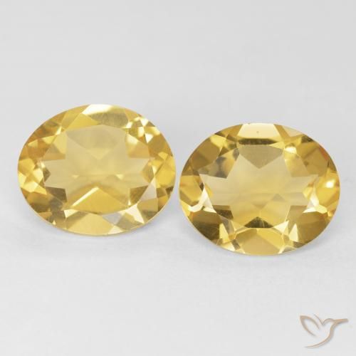 7.80ctw Natürlicher Tiefes Gold Citrin, Oval, VVS-VS