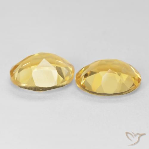 7.80 ct natürliche Tiefes Gold Citrin-Edelsteine, Oval, VVS-VS