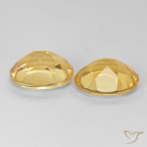 8.17 ct natürliche Golden Citrin-Edelsteine, Oval, VVS-VS