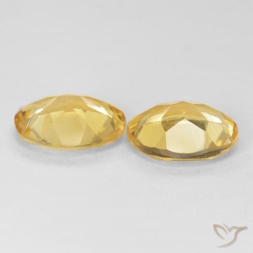 6.99 ct natürliche Golden Citrin-Edelsteine, Oval, VVS-VS