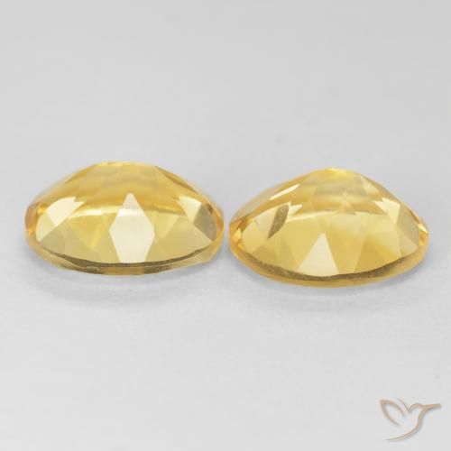 8.11 ct natürliche Golden Citrin-Edelsteine, Oval, VVS-VS