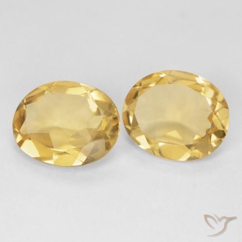 6.64 ct natürliche Mittleres Gold Citrin-Edelsteine, Oval, VS