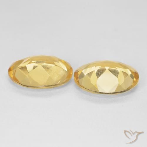 6.64 ct natürliche Mittleres Gold Citrin-Edelsteine, Oval, VS