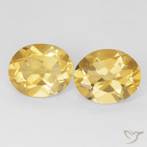 8.40ctw Natürlicher Tiefes Gold Citrin, Oval, VS