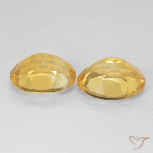 8.40 ct natürliche Tiefes Gold Citrin-Edelsteine, Oval, VS