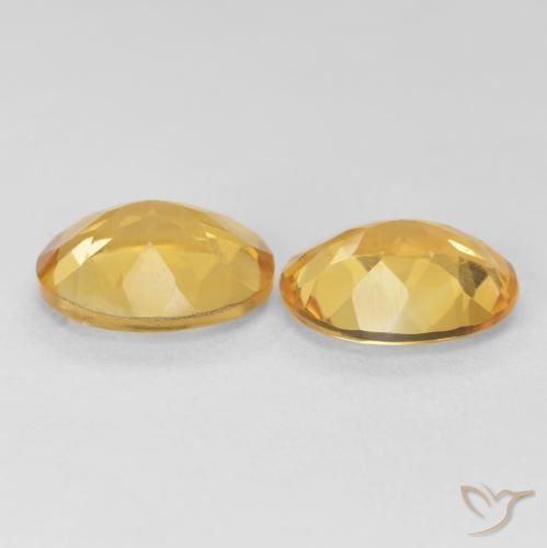 7.42 ct natürliche Golden Citrin-Edelsteine, Oval, VVS-VS