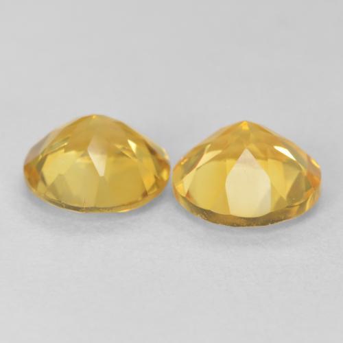 3.13 ct natürliche Mittelgold Citrin-Edelsteine, Runden, VVS-VS