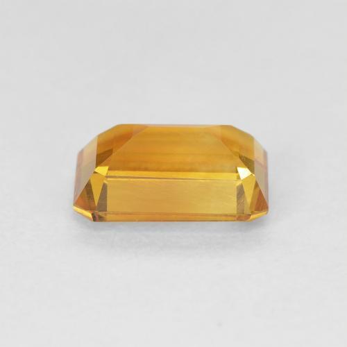 9,17 ctw natürlicher Tiefes Orange-Gold Citrin, Oktagonschliff, VVS-VS