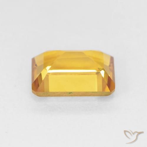 9,17 ctw natürlicher Mittleres Gold Citrin, Oktagonschliff, VVS-VS