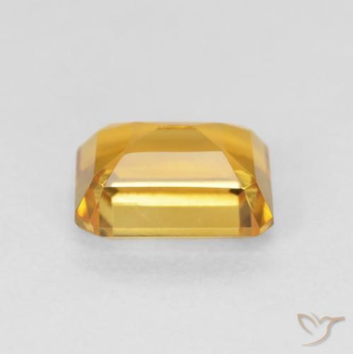 9,17 ctw natürlicher Medium Light-Golden Citrin, Oktagonschliff, VVS-VS