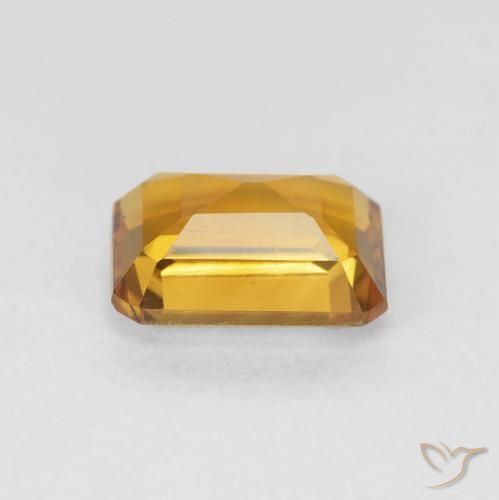 9,17 ctw natürlicher Medium Light-Golden Citrin, Oktagonschliff, VVS-VS