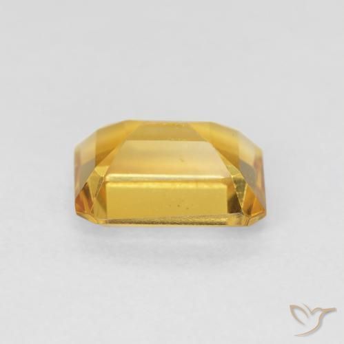 9,17 ctw natürlicher Orange-Gold Citrin, Oktagonschliff, VVS-VS