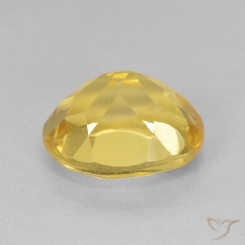9,17 ctw natürlicher gold-orange Citrin, Oval, VVS