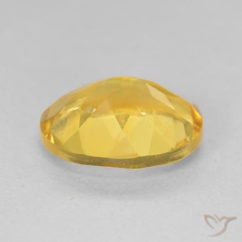 9,17 ctw natürlicher Mittelgold Citrin, Oval, VVS