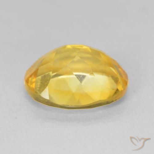 9,17 ctw natürlicher Mittelgold Citrin, Oval, VVS