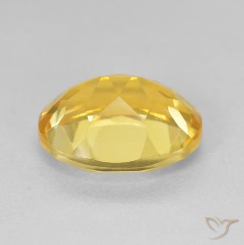 9,17 ctw natürlicher Mittelgold Citrin, Oval, VVS