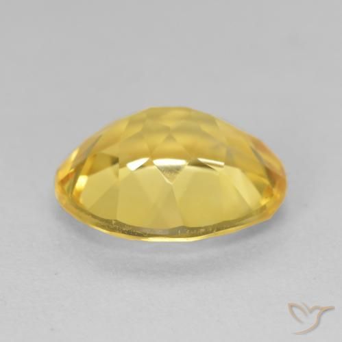 9,17 ctw natürlicher gold-orange Citrin, Oval, VVS
