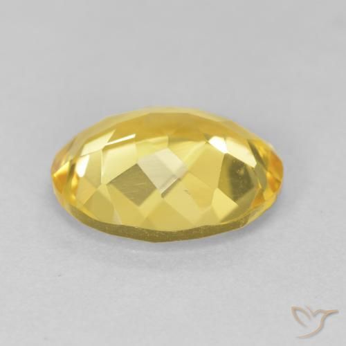 9,17 ctw natürlicher Mittelgold Citrin, Oval, VVS