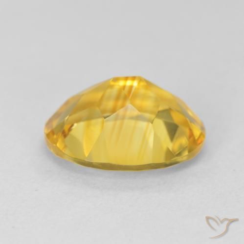 9,17 ctw natürlicher Mittelgold Citrin, Oval, VVS