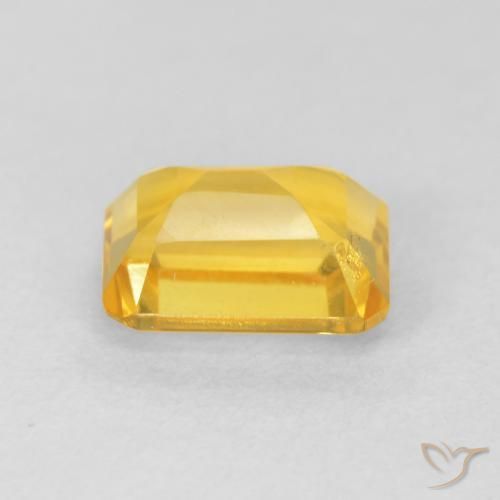 9,17 ctw natürlicher Mittelgold Citrin, Oktagonschliff, VVS-VS