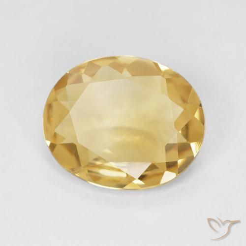 9,17 ctw natürlicher Mittleres Gold Citrin, Oval, VS