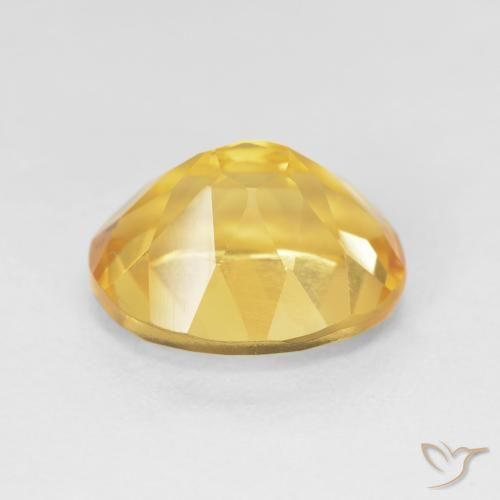 9,17 ctw natürlicher Golden Citrin, Oval, VVS