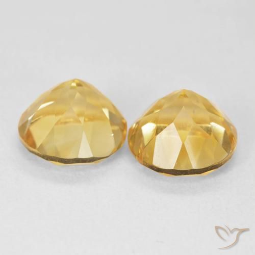4.02 ct natürliche Mittleres Gold Citrin-Edelsteine, Runden, VS