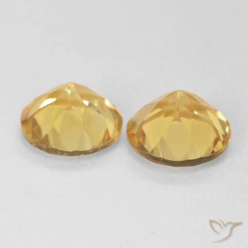 3.22 ct natürliche Mittelgold Citrin-Edelsteine, Runden, VS