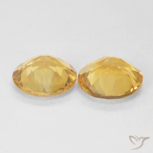 3.09 ct natürliche Mittleres Gold Citrin-Edelsteine, Runden, VVS