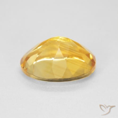 9,17 ctw natürlicher Golden Citrin, Oval, VVS