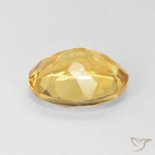 9,17 ctw natürlicher Mittelgold Citrin, Oval, VVS