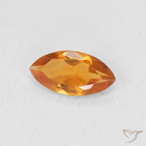 9,17 ctw natürlicher Mittelorange Citrin, Marquise, VS