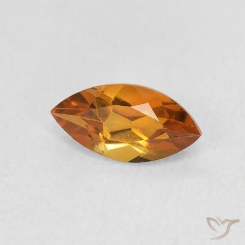 9,17 ctw natürlicher Mittelorange Citrin, Marquise, VS