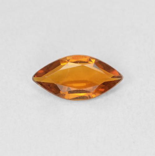 0.37ct Natürlicher tieforange Citrin, Marquise, VVS