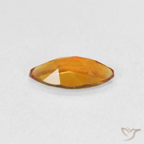 9,17 ctw natürlicher Mittelorange Citrin, Marquise, VVS-VS